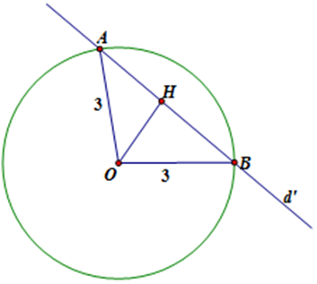 Cho đường tròn (C): x^2 + y^2 - 2x + 2y ‒ 7 = 0 và đường thẳng d: x + y + 1 = 0 (ảnh 1)