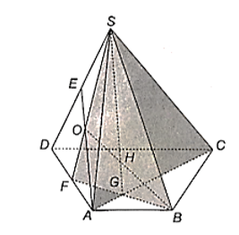 Cho hình chóp S.ABCD có đáy ABCD là hình thang (AB // CD). Gọi O là một điểm nằm trong tam giác SAD. (ảnh 1)