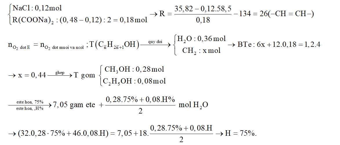 X, Y, Z là ba este hai chức, mạch hở và không chứa nhóm chức khác. Đốt cháy x gam hỗn hợp E chứa X, Y, Z cần dùng (ảnh 1)