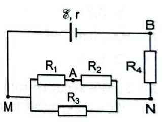 Cho mạch điện có sơ đồ như Hình 24.2 Trong đó (ảnh 1)