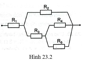 Cho mạch điện như Hình 23.2 (ảnh 1)