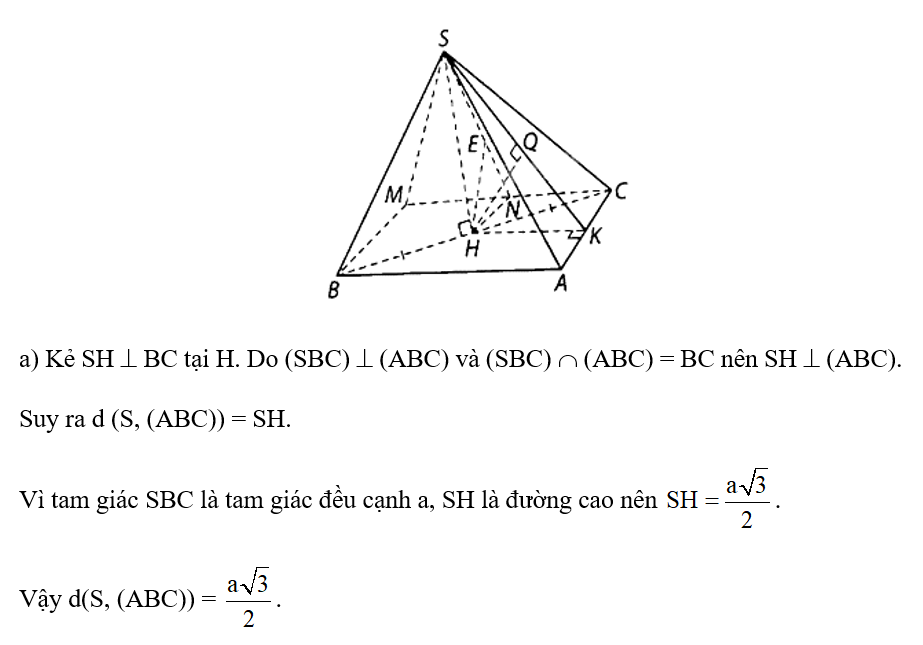 Cho hình chóp S.ABC có đáy ABC là tam giác vuông tại A, góc ABC bằng (ảnh 1)