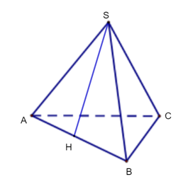 Nhà bạn Thu có một đèn trang trí có dạng hình chóp tam giác đều như Hình 10.16. Các cạnh của (ảnh 2)