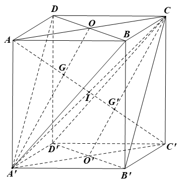 Cho hình hộp ABCD.A’B’C’D’. Chứng minh: a) (BDA’) // (B’D’C). (ảnh 1)