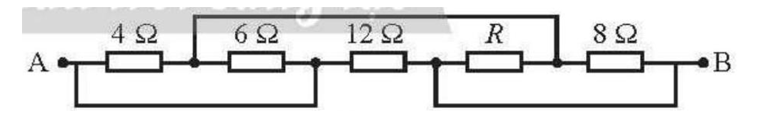 Tính giá trị điện trở R ở Hình 17.2. Bỏ qua điện trở các dây nối. Biết điện trở tương (ảnh 1)