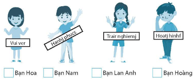 Bạn nào sau đây đã gõ thiếu hoặc sai phím để được từ tiếng Việt có nghĩa (ảnh 1)