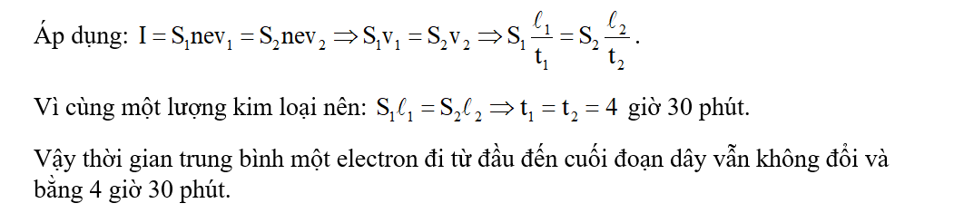 Một lượng kim loại được nấu nóng chảy và kéo thành một đoạn dây dẫn. Cho dòng điện I chạy qua (ảnh 1)