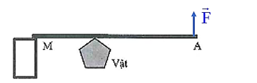 Một thanh gỗ dùng để nâng vật bằng cách tựa một đầu vào điểm M và tác dụng lực vào đầu A của thanh (hình 19.4). Lực tác dụng phải có hướng như thế nào? (ảnh 2)