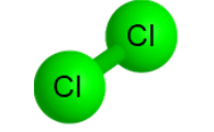 Cho mô hình phân tử chlorine:   Khối lượng phân tử chlorine là A. 35,5 amu.		B. 71 amu.			C. 35,5 gam.		D. 71 gam. (ảnh 1)