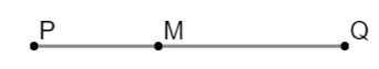 Cho đoạn thẳng PQ = 4,5 cm. Điểm M nằm giữa hai điểm P và Q sao cho PM=2/3MQ  . Độ dài đoạn thẳng PM là (ảnh 1)