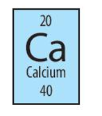 Cho ô nguyên tố calcium sau:   Số hạt mang điện có trong nguyên tử Ca là A. 20.			B. 40.			C. 10.			D. 60. (ảnh 1)