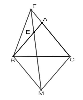 Cho tam giác đều ABC Chứng minh rằng tam giác BCD đồng dạng tam giác CFB (ảnh 1)