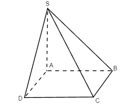 Cho hình chóp S.ABCD có SA vuông góc (ABCD) và đáy ABCD là hình chữ nhật. Chứng minh rằng các tam giác SBC và SCD là các tam giác vuông. (ảnh 1)