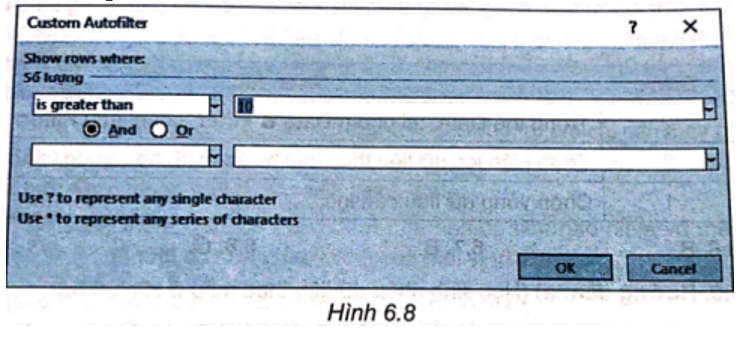 Thực hành: Cho bảng dữ liệu minh họa trong Hình 6.5  a) Nhập dữ liệu và định (ảnh 4)