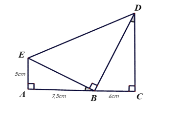 Cho hình vẽ, độ dài cạnh DC bằng   A. 7 cm; B. 8 cm; C. 9 cm; D. 10 cm. (ảnh 1)