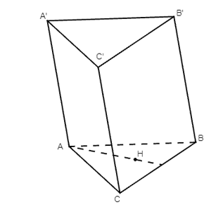 Cho hình lăng trụ ABC.A’B’C’ có H là trực tâm của tam giác ABC. Chứng minh rằng AH ⊥ B’C’. (ảnh 1)