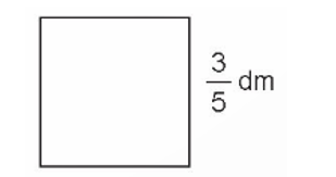 Tính chu vi của hình vuông có cạnh 3/5 dm. (ảnh 1)