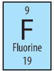 Cho ô nguyên tố fluorine sau:    Vị trí ô nguyên tố fluorine trong bảng tuần hoàn là A. 19. B. 9. C. 10. D. 28. (ảnh 1)