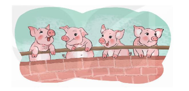 Số?  Nhà cô Sáu có hai chuồng lợn, mỗi chuồng nuôi 4 con lợn. Mỗi ngày, một con lợn ăn (ảnh 1)