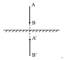 Cho mũi tên AB đặt trước gương phẳng (hình dưới). Cách vẽ ảnh của mũi tên đúng là hình nào? (ảnh 4)