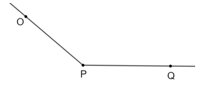 Đỉnh và cạnh của góc trong hình dưới đây là   A. Góc đỉnh O, cạnh OP và OQ; B. Góc đỉnh P, cạnh PO và PQ; C. Góc đỉnh Q, cạnh QO và QP; D. Góc đỉnh P, cạnh OP và PQ. (ảnh 1)