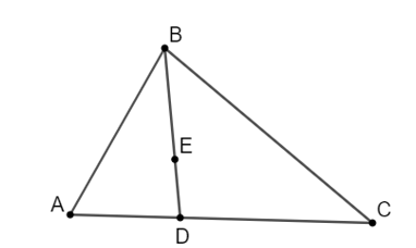 Cho hình vẽ sau. Khẳng định nào dưới đây không đúng?   A. Điểm E không nằm giữa điểm A và điểm C; B. Điểm B nằm giữa hai điểm A và C; C. Điểm A và điểm C không nằm giữa hai điểm B và D; D. Điểm D nằm giữa điểm A và điểm C. (ảnh 1)