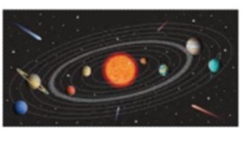 Mặt Trời giữ được các hành tinh quay xung quanh là do có trường hấp dẫn của Mặt Trời tác dụng lực hấp dẫn lên các hành tinh này (ảnh 1)