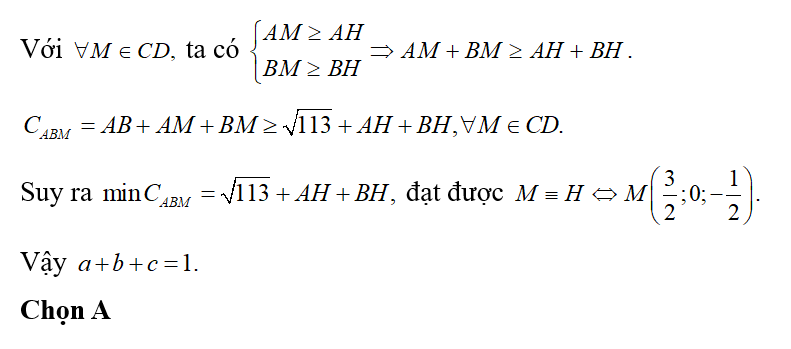 Trong không gian với hệ tọa độ Oxyz, cho tứ diện ABCD có A(−1; 1; 6), B(–3; –2; −4) (ảnh 2)