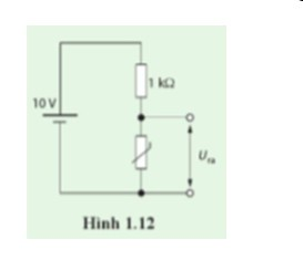 Thay thế điện trở nhiệt trong Hình 1.12 bằng điện trở phụ thuộc ánh sáng (ảnh 1)