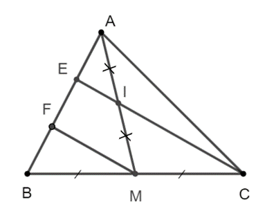 Chứng minh AE = 1/3 AB (ảnh 1)