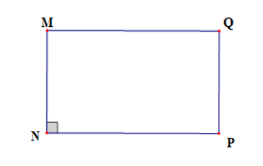 Cho hình chữ nhật NMQP có MN = 2 cm, MQ = 5 cm. Khoảng cách từ P đến MN và MQ lần lượt là: (ảnh 1)