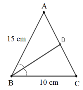 Cho tam giác ABC cân ở A. Tia phân giác của góc ABC cắt AC tại D (ảnh 1)