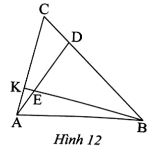 Cho tam giác ABC và điểm D trên cạnh BC sao cho BD/BC = 3/4 (ảnh 1)
