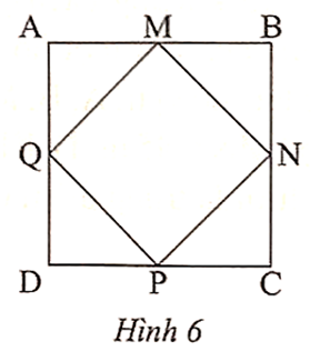 Cho hình vuông ABCD có M, N, P, Q lần lượt là trung điểm của AB, BC, CD, DA  (ảnh 1)