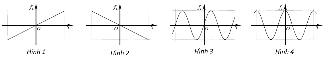 Kích thích dao động điều hòa của một con lắc lò xo. Đồ thị nào sau đây biểu diễn đúng mối liên hệ giữa li độ  và lực kéo về  (ảnh 1)