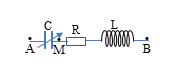Cho đoạn mạch điện xoay chiều như hình vẽ: Biết UAB = 100 V, f = 50 Hz. Khi C = C1 thì UAM = 20 V, UMB = 80 căn 2 V.  (ảnh 1)