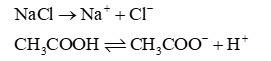 Phương trình điện li viết đúng là A. Na suy ra Na2+ + Cl2- B. C2H2OH suy ra C2H5+ (ảnh 1)