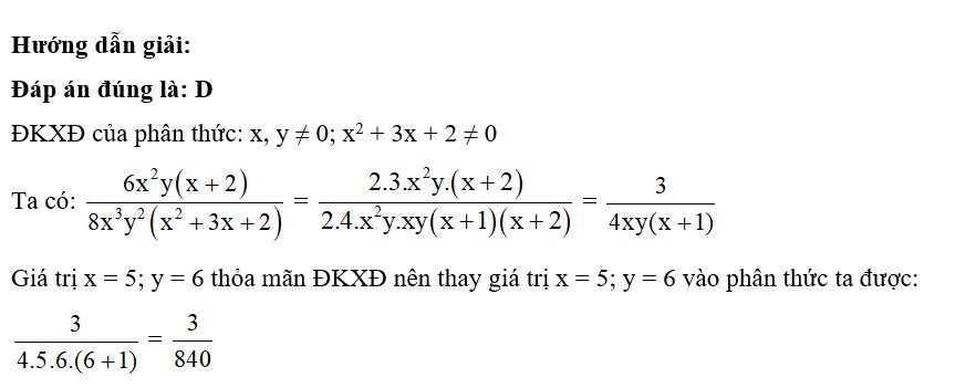 Rút gọn M và thay số với x = 5; y = 6 (ảnh 1)