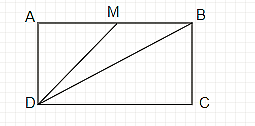Cho hình chữ nhật ABCD có cạnh AD = a, M là trung điểm  (ảnh 1)
