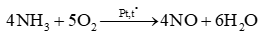 Ammonia đóng vai trò chất khử khi tác dụng với chất nào sau đây (ảnh 1)