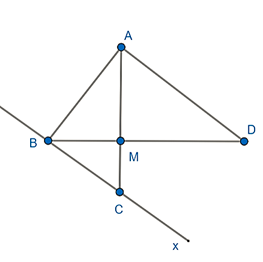 Cho tam giác ABD có AB = 15cm, AD = 20cm, BD = 25cm (ảnh 1)
