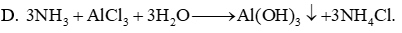 Phương trình hóa học nào sau đây sai A. NH3 + HNO3 suy ra NH4NO3 (ảnh 5)
