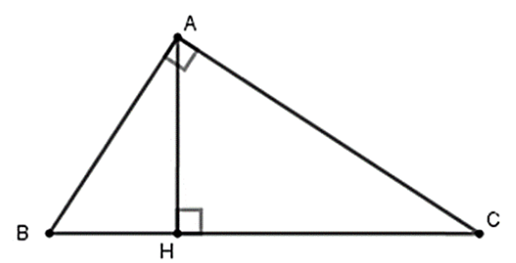 Cho tam giác ABC vuông tại A, đường cao AH. Biết BH = 9cm (ảnh 1)