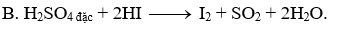 Phản ứng nào dưới đây không đúng A. H2SO4 đặc + FeO (ảnh 2)