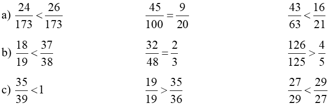 Dấu lớn hơn, nhỏ hơn , bằng >; <; = ? (ảnh 1)