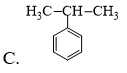 Công thức của cumene (isopropylbenzene) là (ảnh 3)