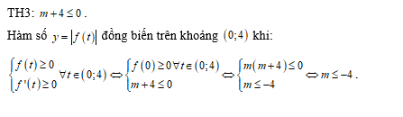 Có bao nhiêu giá trị nguyên của tham số m thuộc (-2023;2023) để hàm số y =|8^x - 3(m+2)4^x + 3m(m+4)2^x| đồng biến trên khoảng ?  (ảnh 2)