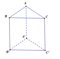 Cho lăng trụ đứng ABC.A'B'C' có đáy ABC là tam giác với AB = a, AC = 2a, (ảnh 1)