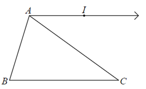 Cho tam giác ABC. Hai điểm M và N di chuyển sao cho  Chứng minh MN luôn đi qua một điểm cố định. (ảnh 1)