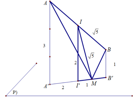 Trong không gian Oxyz, cho hai điểm A( -1; 2;4) ,B( -1;-2;2) và mặt phẳng (ảnh 1)